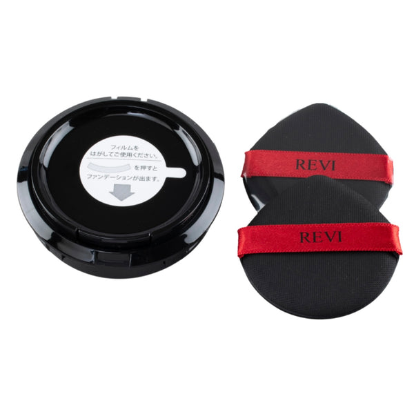 【新品】ルヴィ 陶肌ファンデーションレフィル 23オークル 2個セット　REVI REVI ルヴィ 陶肌ファンデーション レフィル 23オークル 15g